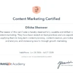 content marketing certificate freelance digital marketer in ernakulam